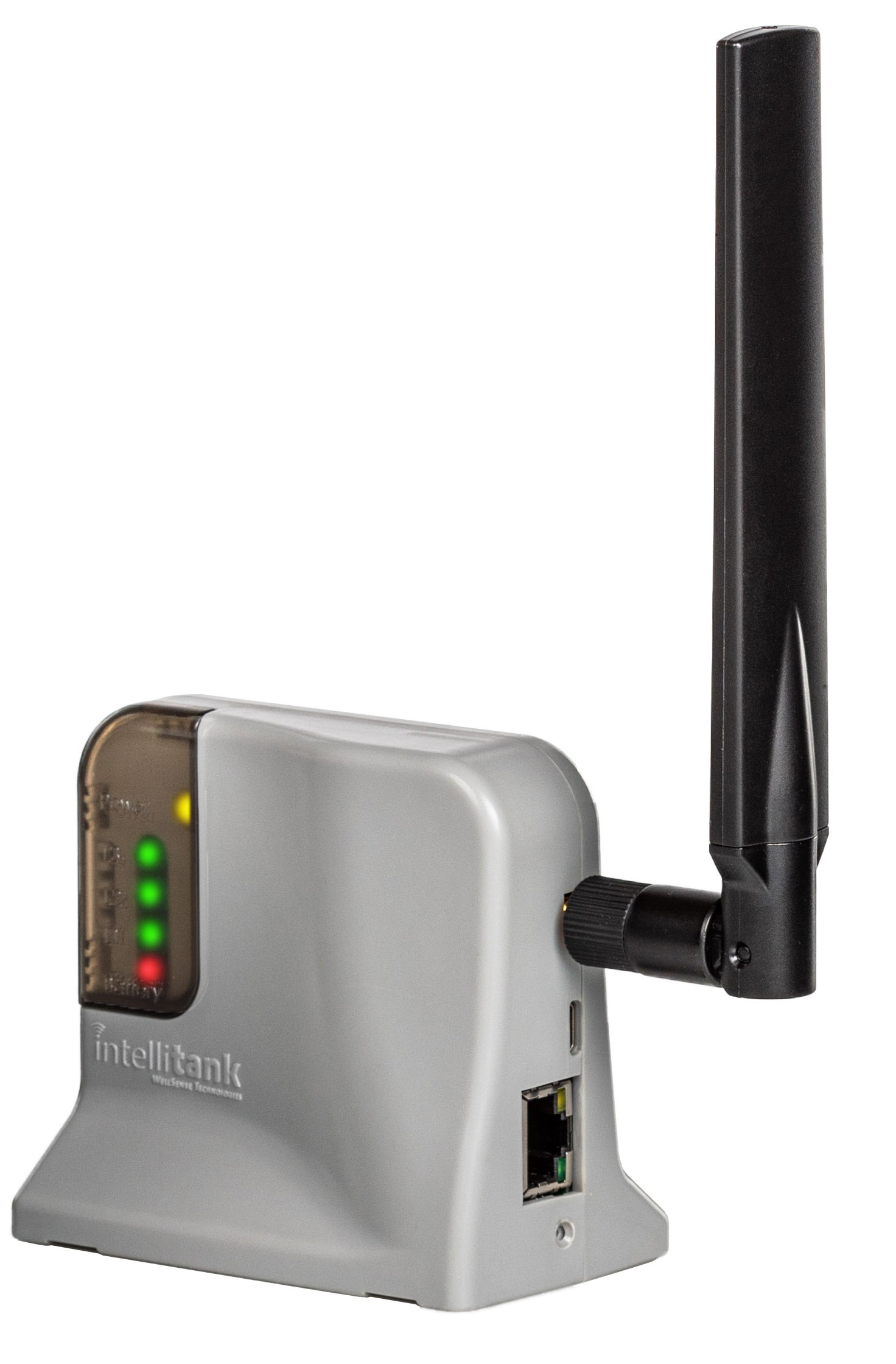 IntelliTank Home Unit with antenna and status lights